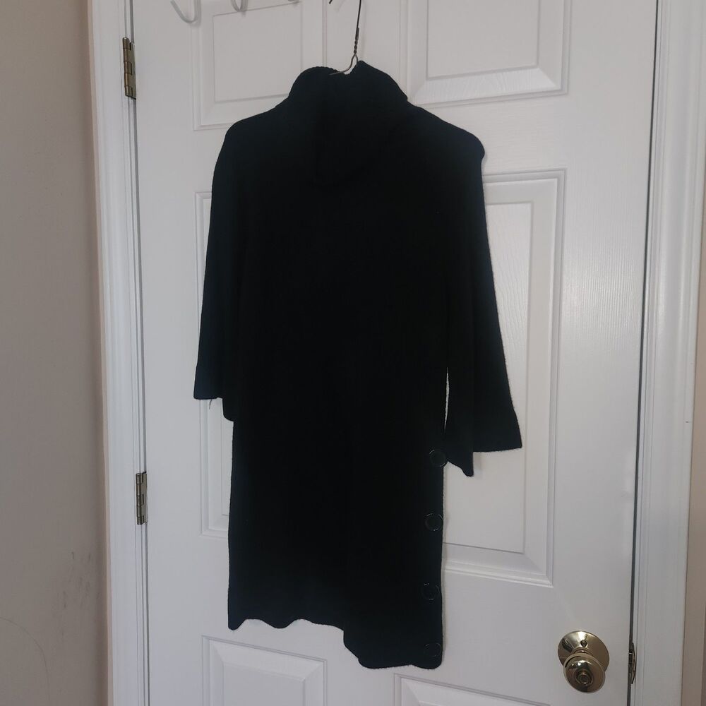 Carolyn Taylor Sweater Women's XL Black Long Sleeve Acrylic Comfort Light Solid